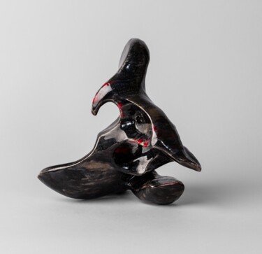 Скульптура под названием "Météore" - Ariane Crovisier, Подлинное произведение искусства, Терракота