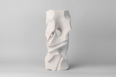 Escultura titulada "Totem" por Ariane Crovisier, Obra de arte original, Hormigón celular