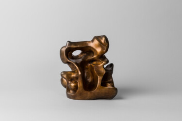 Skulptur mit dem Titel "Créature" von Ariane Crovisier, Original-Kunstwerk, Bronze