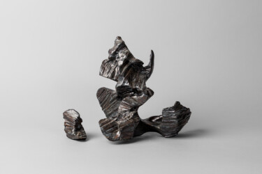 Скульптура под названием "Danse des sables" - Ariane Crovisier, Подлинное произведение искусства, Терракота