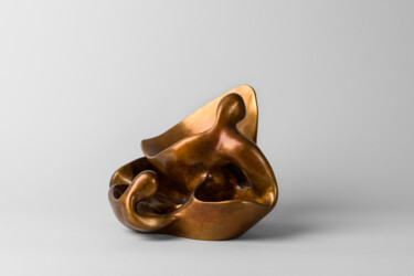 Sculpture titled "ECLOSION" by Ariane Crovisier, Original Artwork, Bronze