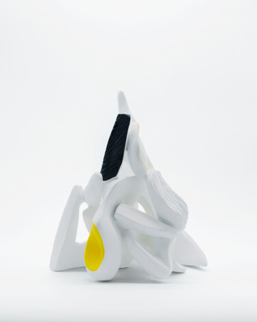 Sculptuur getiteld "Cimma" door Ariane Crovisier, Origineel Kunstwerk, Terra cotta