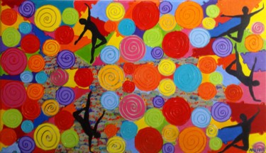 Pintura intitulada "equilibrio-ii.jpg" por Ariane Krelling, Obras de arte originais