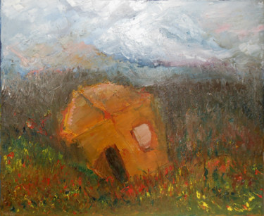 Картина под названием "Meadow" - Stanislav Z, Подлинное произведение искусства, Масло