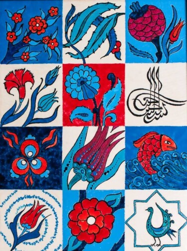 绘画 标题为“Турецкие мотивы” 由Ariel Friedman, 原创艺术品, 搪瓷
