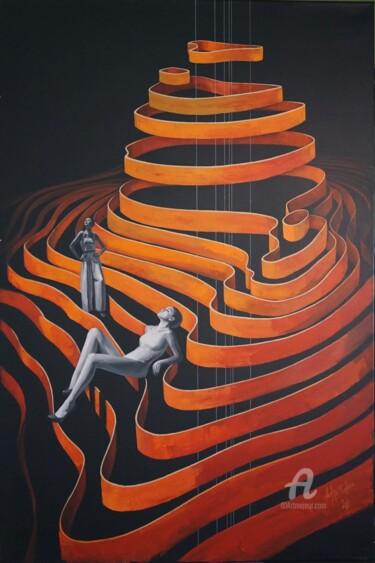 Malerei mit dem Titel "Dune" von Arina Apostolova, Original-Kunstwerk, Acryl