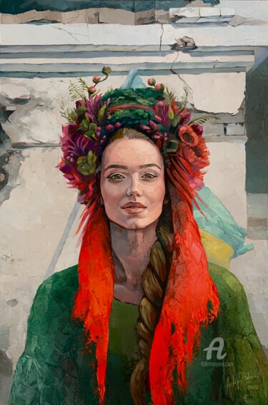 Malerei mit dem Titel "Faith" von Arina Apostolova, Original-Kunstwerk, Öl
