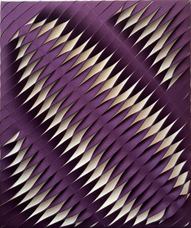 "Equality_III" başlıklı Tekstil Sanatı Arina Ergle tarafından, Orijinal sanat, Tekstil elyafı Ahşap panel üzerine monte edil…