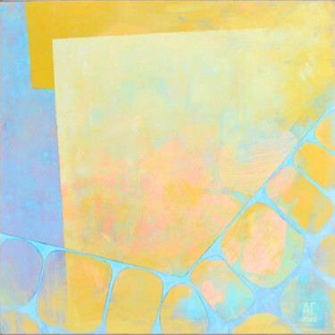 Картина под названием "Золотой свет" - Арина Гридневская, Подлинное произведение искусства, Акрил