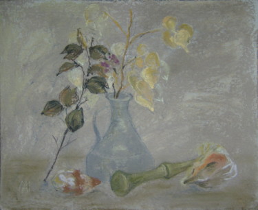 Pintura intitulada "Still life 2.  (Nat…" por Arina Ioana Muntean, Obras de arte originais, Pastel