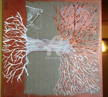 「Tree」というタイトルの絵画 Ariane Da Cunhaによって, オリジナルのアートワーク, アクリル