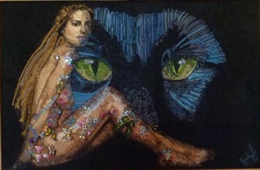 Pittura intitolato "Inside the women's…" da Rita Janikyan, Opera d'arte originale