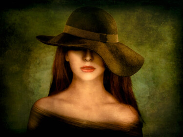 Digital Arts titled "Vintage Portret" by Arjen Roos, Original Artwork, Digital Photography