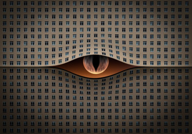 Цифровое искусство под названием "Наблюдение" - Аркадий Смирнов, Подлинное произведение искусства, Фотомонтаж