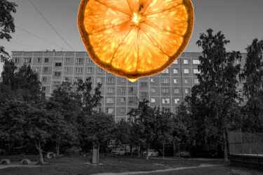 Fotografia zatytułowany „Лимон” autorstwa Аркадий Смирнов, Oryginalna praca, Manipulowana fotografia