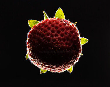 Fotografie mit dem Titel "strawberry" von Arkadiusz Gepchard, Original-Kunstwerk, Digitale Fotografie