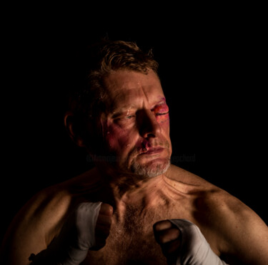 Fotografia intitolato "Boxer" da Arkadiusz Gepchard, Opera d'arte originale, Fotografia digitale