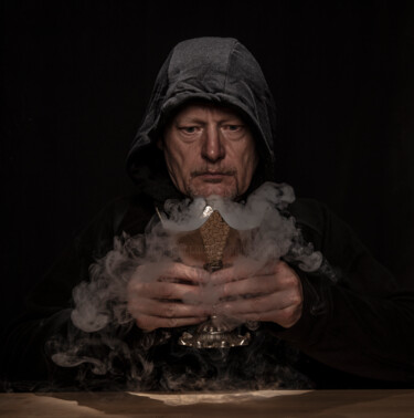 Fotografia intitolato "Wizard" da Arkadiusz Gepchard, Opera d'arte originale, Fotografia digitale