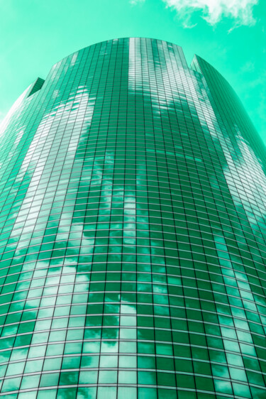 Фотография под названием "Green office buildi…" - Arkadiusz Gepchard, Подлинное произведение искусства, Цифровая фотография