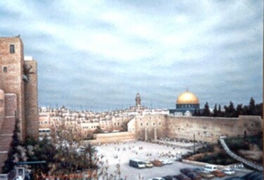 Painting titled "Ierusalem. The Old…" by Arkady Paransky, Original Artwork, Oil