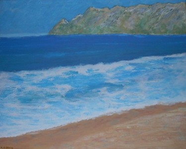 Malerei mit dem Titel "Meer" von Maria Olbrich, Original-Kunstwerk