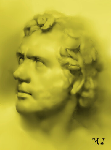 Grafika cyfrowa / sztuka generowana cyfrowo zatytułowany „Portrait of a man i…” autorstwa Armajay, Oryginalna praca, 2D prac…