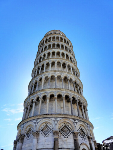 Tour de Pise - Italie - Leaning Tower of Pisa - Italy Photographie intitulée "Tour de Pise - Ital…" par Jérôme Marette, Œuvre d'art originale, Photographie numérique