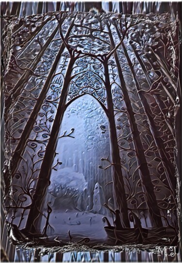 Digital Arts titled "Entrance to the enc…" by Armajay, Original Artwork, Digital Painting
