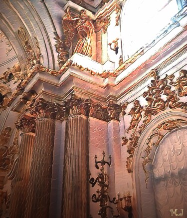 数字艺术 标题为“Luxurious baroque a…” 由Armajay, 原创艺术品, 数字油画