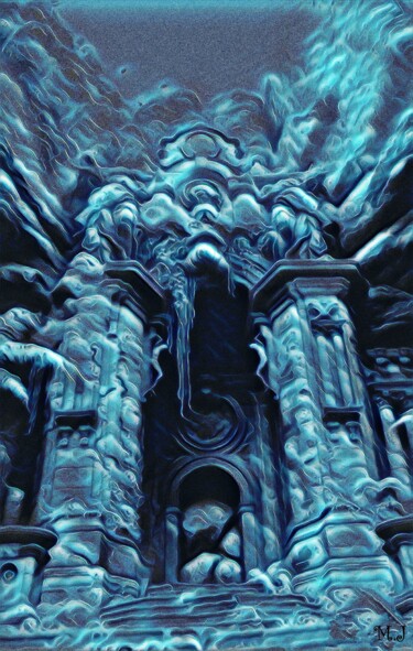 Artes digitais intitulada "The Temple of Dream…" por Armajay, Obras de arte originais, Pintura digital