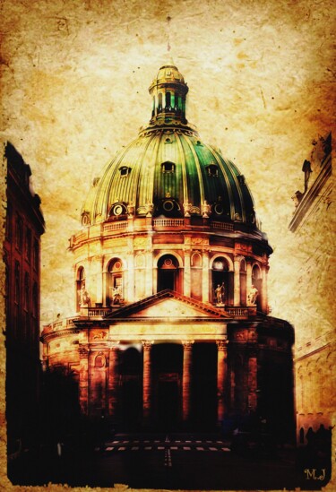 Digital Arts titled "Frederik's Church d…" by Armajay, Original Artwork, 2D Digital Work