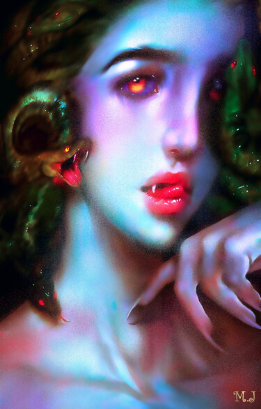 Digital Arts titled "Poisonous - Airbrus…" by Armajay, Original Artwork, Digital Painting