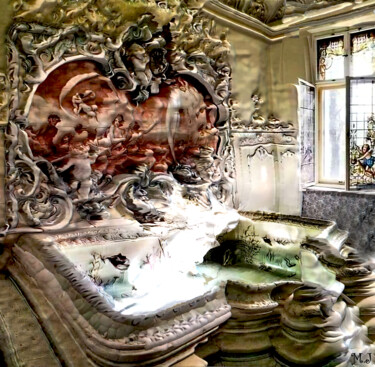 Digitale Kunst mit dem Titel "The bathtub - Augme…" von Armajay, Original-Kunstwerk, 3D Modellierung