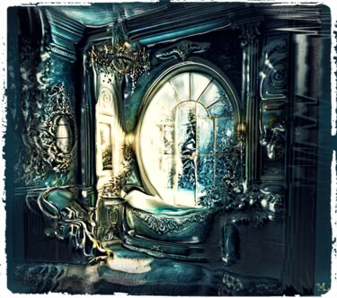 Digital Arts titled "the bathroom of the…" by Armajay, Original Artwork, 3D Modeling