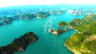 Fotografía titulada "Vietnam halong  bay…" por Armajay, Obra de arte original, Fotografía digital