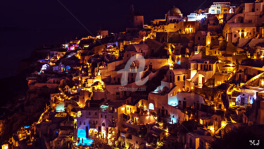 Fotografia intitolato "Santorini Island Gr…" da Armajay, Opera d'arte originale, Fotografia digitale