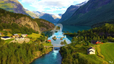 Fotografía titulada "LOFOTEN ISLANDS, NO…" por Armajay, Obra de arte original, Fotografía digital