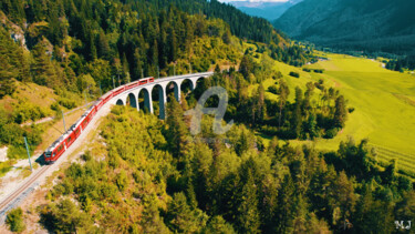 Фотография под названием "Swiss Alps, mountai…" - Armajay, Подлинное произведение искусства, Цифровая фотография