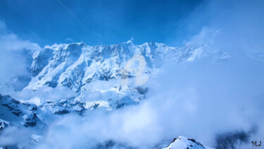 Photographie intitulée "Swiss Alps, mountai…" par Armajay, Œuvre d'art originale, Photographie numérique