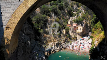 Photographie intitulée "The Amalfi Coast in…" par Armajay, Œuvre d'art originale, Photographie numérique