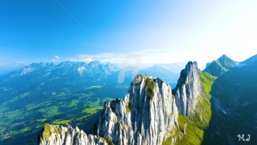 "The Swiss Alps, Mou…" başlıklı Fotoğraf Armajay tarafından, Orijinal sanat, Dijital Fotoğrafçılık