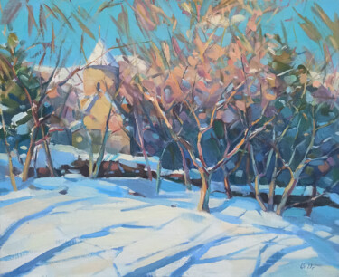 "Hush of Winter" başlıklı Tablo Arman Avagyan tarafından, Orijinal sanat, Petrol Ahşap Sedye çerçevesi üzerine monte edilmiş