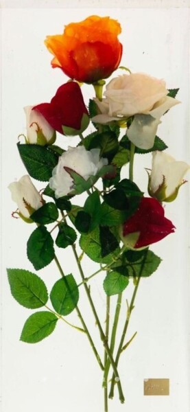 Sculpture titled "LES ROSES" by Arman, Original Artwork