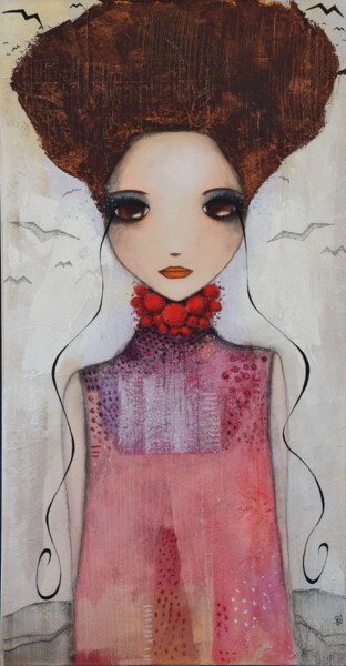 Peinture intitulée "Hélène" par Armandine Js, Œuvre d'art originale, Acrylique