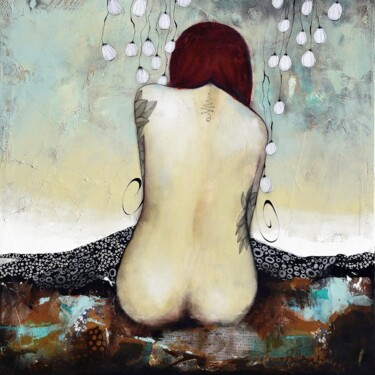 Pintura titulada "Nude # 1" por Armandine Js, Obra de arte original, Acrílico