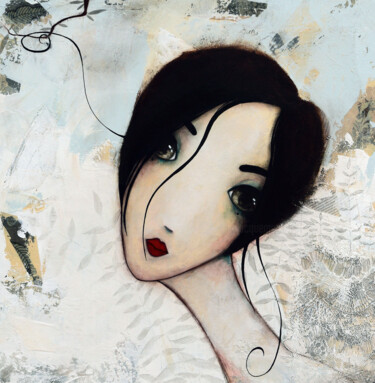 Peinture intitulée "Accroche-moi" par Armandine Js, Œuvre d'art originale, Acrylique