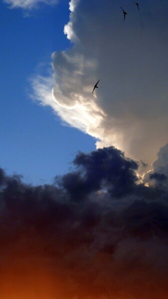 Fotografia zatytułowany „fire sky” autorstwa Mandoushoot, Oryginalna praca