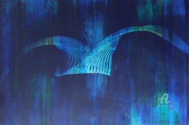 Pintura titulada ""asas da intuição"" por Armando Castro, Obra de arte original, Acrílico Montado en Bastidor de camilla de…