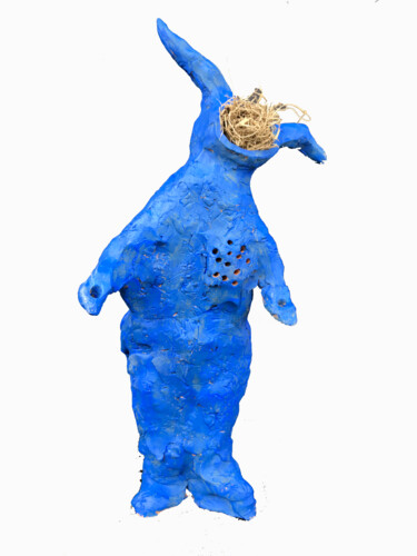 Skulptur mit dem Titel "Uomo1" von Armando D'Andrea, Original-Kunstwerk, Terra cotta