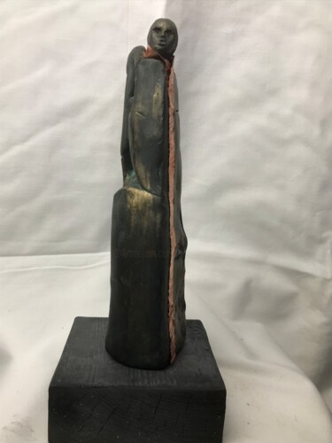 Sculpture titled "solo" by Armando D'Andrea, Original Artwork, Clay